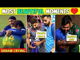 When Indian And Pakistani Cricketers Meet Like Brothers | Ind & Pak Cricket Friendship Moments