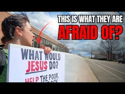 Peaceful Protests are Sending GOP Reps Running Scared (w/ bonus counter protester)
