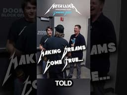 Tell us your dreams are coming true w/o telling us your dreams are coming true🎸 #metallica 🤘