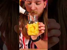 I left Fresh Pineapple in Malibu for a week and made a Pina Colada 🍍