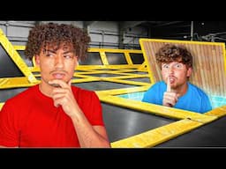 EXTREME HIDE & SEEK IN TRAMPOLINE PARK!