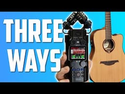 Recording an Acoustic Guitar with a Zoom H5 Studio
