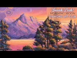 SNEAK PEEK! 🌄🌙 "Morning Moon" by Wanda Mumm at Diamond Art Club! 🌙🌄