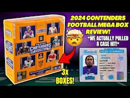 *WE ACTUALLY PULLED A CASE HIT!🤯 2024 CONTENDERS FOOTBALL MEGA BOX REVIEW!🏈