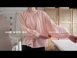 SEW WITH ME | The Amelie Blouse from Silversaga Patterns | Rosie Caldwell