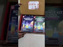 Science Kit for 120 Experiments Unboxing #scienceexperiments