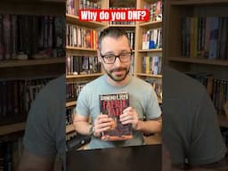Why do you not finish books? #booktube #booktok #horrorbooks #fantasybooks #dnf
