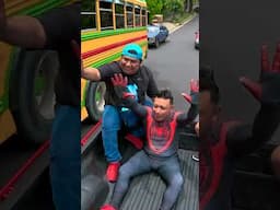 PROMO | Pidiendo RIDE sin dinero con SIDERMAN 🤣🤣 #parati #humor