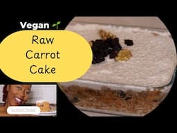 Vegan Raw Carrot Cake