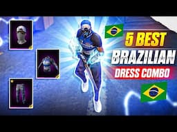 FREE FIRE BEST BRAZILIAN DRESS COMBINATION 🇧🇷 || BEST BRAZIL DRESS COMBO || MAD HYPER GAMING 🔥