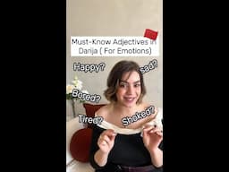 🇲🇦 9 Must Know Adjectives in Darija!( Emotions)