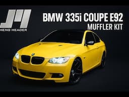 BMW 335i coupe E92 : Muffler kit  MHD exhaust