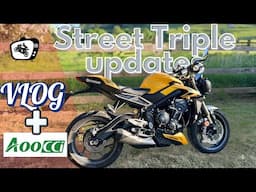 Street Triple765RS Update vlog | AOOCCI fitted | Spin out to Fore Abbey