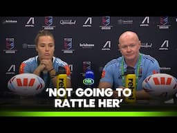 Strange and Kelly address eye gouge allegations against QLD | Blues Press Conference | Fox League