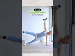 20 POWER PILATES workouts in 4 weeks. Join anytime!