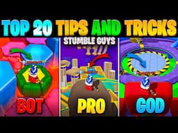 Top 20 Tips & Tricks in Stumble Guys | Ultimate Guide to Become a Pro