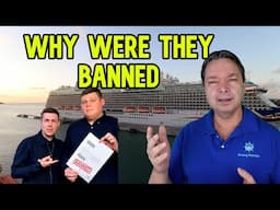 CRUISE INFLUENCERS BANNED BY CRUISE LINE, CRUISE NEWS