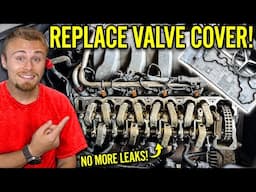 How To Replace Mercedes Benz VALVE COVER GASKET | SL500 SL55 AMG R230 M113 Engine
