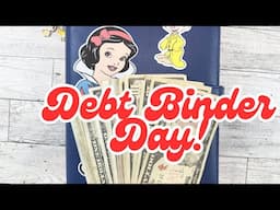 Debt Binder Day! Let's knock out debt one savings challenge at a time #budgeting #debtfreejourney