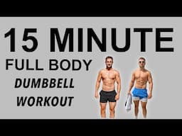 15 MIN: Dumbbell SHRED & BUILD Sweaty Workout