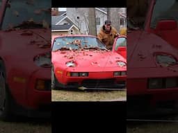 Deep Cleaning Abandoned Porsche 🚘💕 #Porsche928 #detaildane #barnfind #oddlysatisfying #asmr #detail