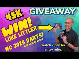 ENDED: WIN LUKE LITTLER WORLD CHAMPION 2025 Darts In My 45K Subscriber Giveaway
