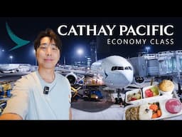 Cathay Pacific 777 Economy Class | Fukuoka to Hong Kong (2024)