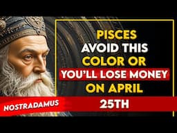 PISCES: Avoid THIS Color on April 25 & 26 or You’ll Lose Money in 2025!