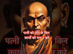 पत्नी 👧 को पति 👨‍🦰 के किन कार्यों के लिए कभी मना नहीं ❌ करना चाहिए, अभी जाने #chanakyaniti