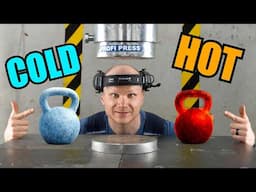 Crushing Kettlebell with 300 Ton Hydraulic Press