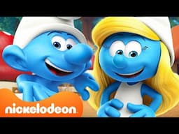 Tour the Smurfs' Village! 🔵 | 90 Minute Compilation | @Nicktoons
