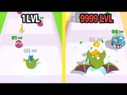 MAX LEVEL in Slime Eat Em All And Run Game
