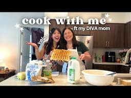 *CHAOTIC* COOK WITH ME! ft my ICONIC mom