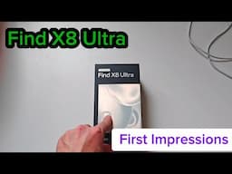 Oppo Find X8 Ultra - First impressions with the oPhone