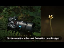 SIRUI 85mm f/1.4 Lens Review: Best Budget Portrait Lens with Autofocus & Stunning Bokeh!