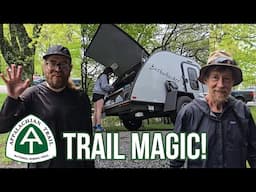 Surprising Appalachian Trail Thru-Hikers with Trail Magic in Shennendoah National Park!