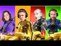 Get the Most Gold *1v1v1v1* Outlaw Challenge in Fortnite! K-CITY GAMING