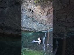 Watch me dive into Lake Superior (in October AND in a mermaid tail)