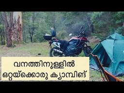 വനത്തിനുള്ളിൽ ഒറ്റയ്ക്കൊരു ക്യാമ്പിങ് |Camping alone in a forest.#kerala #australianmalayali #mallu