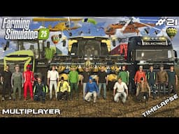 THE 2,000,000€ SUNFLOWER HARVEST 🌻💰 | HORSCH AgroVation | Farming Simulator 25 Multiplayer | EP 21