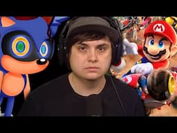 SUPER SCARY SONIC Then MARIO KART WORLD