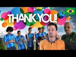 ONE OF OUR SUBSCRIBERS CHANGED THESE KIDS' LIVES IN BRAZIL 🇧🇷❤️ - The donation and the reaction!