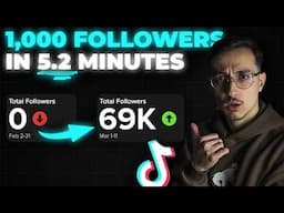 How To Get 1000 Followers On TikTok (the only guide u need)
