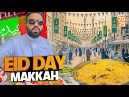 Eid Day in Makkah 2025 with Hujjaj Karam 🕋 | A Walk from Haram to Ibrahim Khalil Road