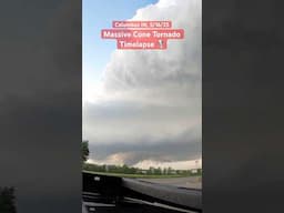 Shocking Tornado Caught on Camera! Columbus Indiana 5/16/25