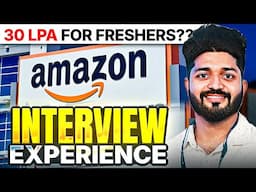 My Amazon Interview Experience:How I Got the Job in Just One Week!My Notes which helped in Interview