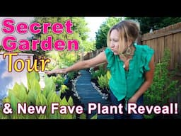 Come Tour My Secret Garden | Poolside Blooms & My New Favorite Plant