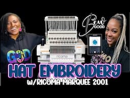 HOW TO EMBROIDER HATS ON A MULTI-NEEDLE EMBROIDERY MACHINE | RICOMA MARQUEE 2001 | SEW GOOD