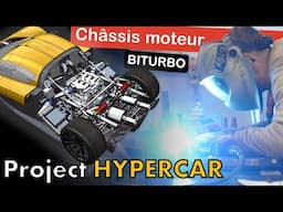 il accueille le MOTEUR, FABRICATION DU BERCEAU ARRIÈRE [Hypercar project #32]