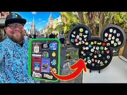Giving Away RARE & Expensive Pins In Magic Kingdom | How To Pin Trade In Disney | Walt Disney World